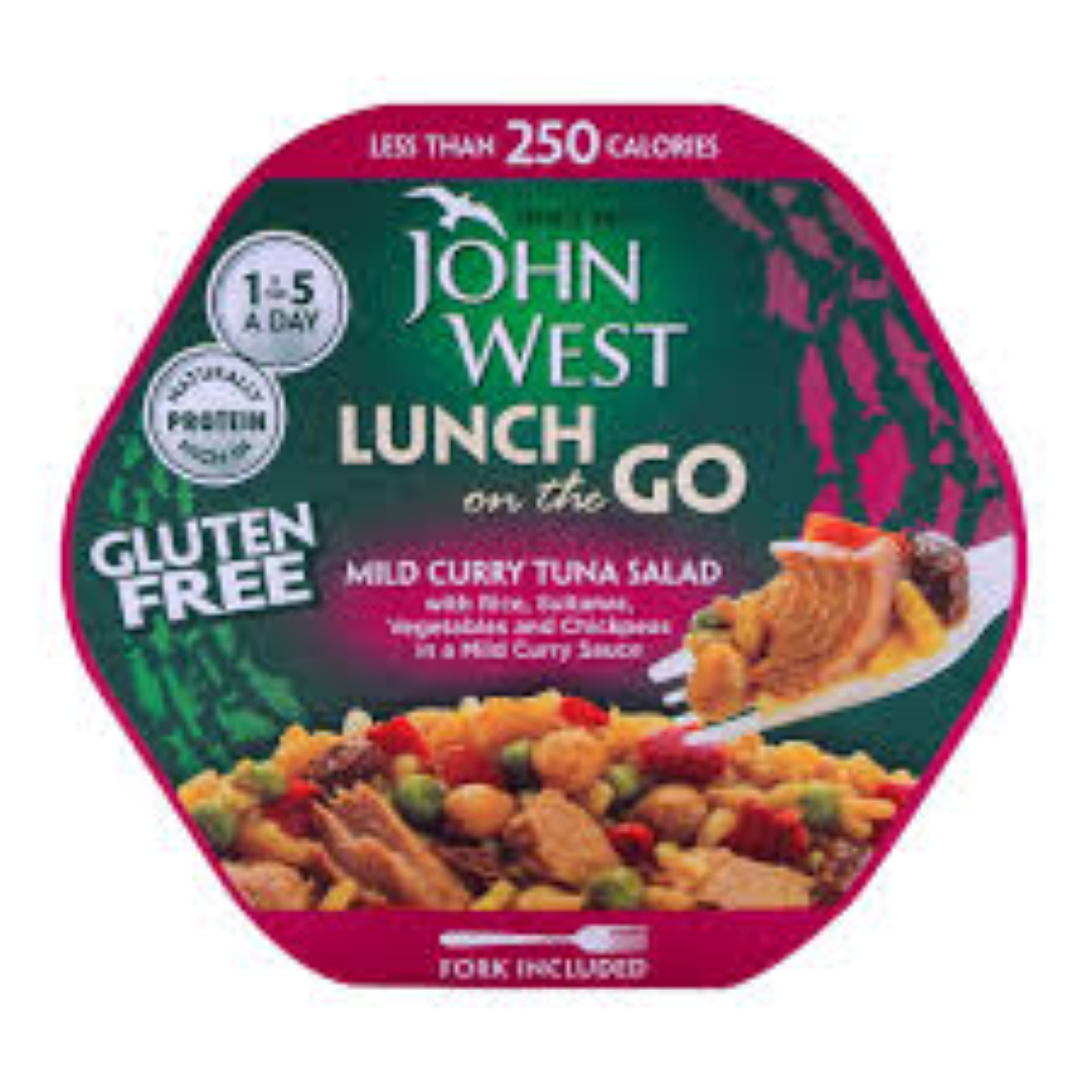 JOHN W. LUNCH ON THE GO MILD CURRY TUNA SALAD 220G